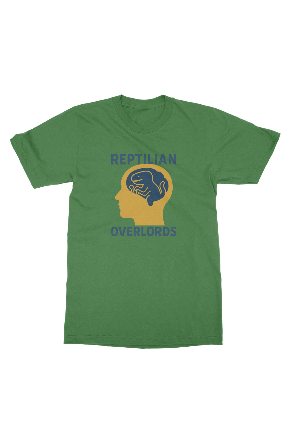 Reptilian Overlords Gildan Mens T Shirt
