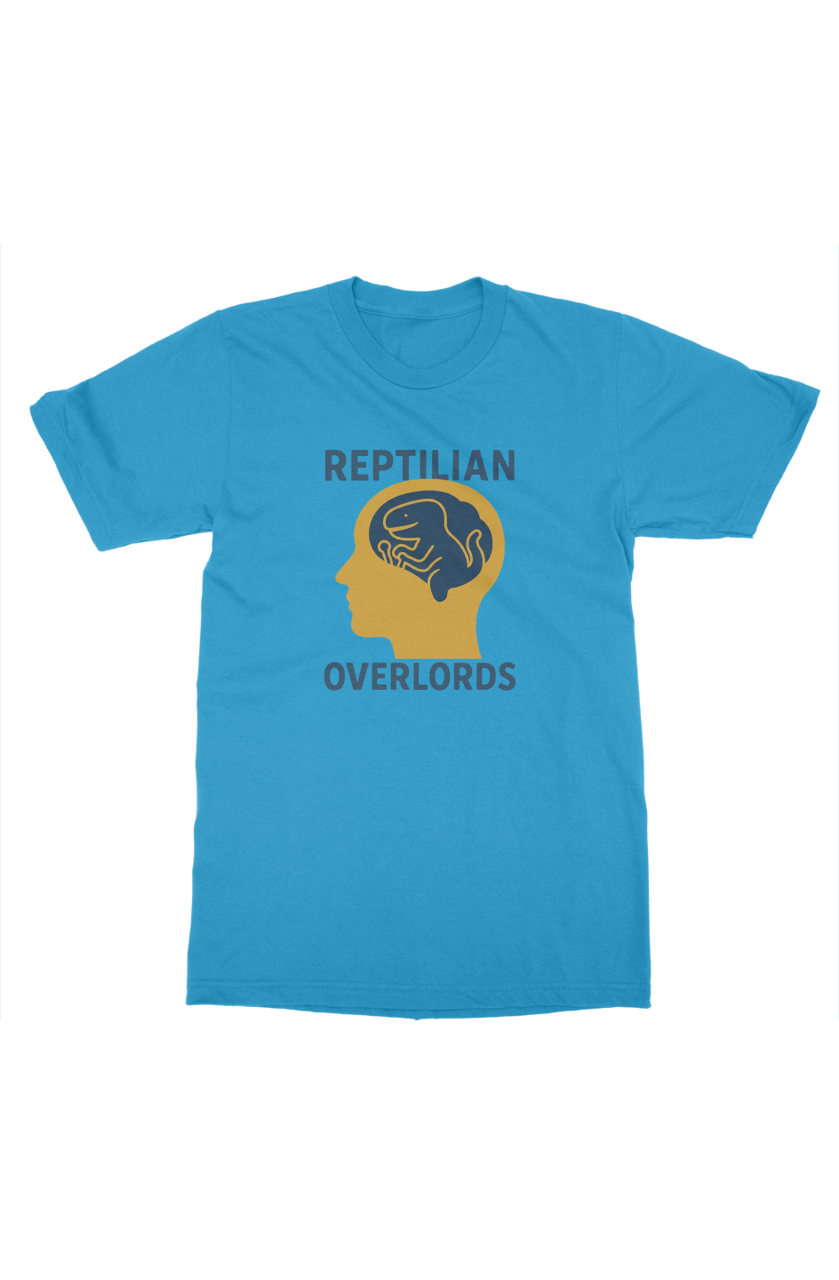 Reptilian Overlords Gildan Mens T Shirt